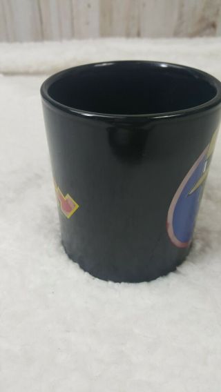 VTG Dick Tracy Black Coffee Mug No Chips Or Cracks 3