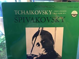 Lp Tchaikovsky Violin Concerto In D Major Spivakovsky
