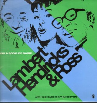Lambert Hendricks And Ross Sing A Song Of Basie Lp Vinyl 10 Track (st654) Uk Wor