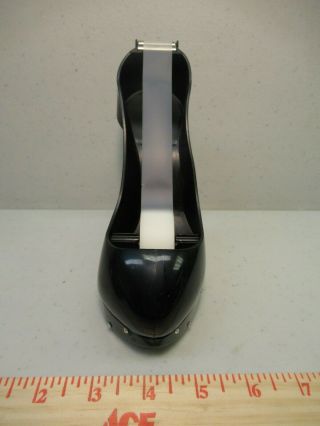 Scotch Brand Plastic High Heel Tape Dispenser - Black,  Jeweled 3
