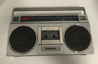Panasonic RX - 4920 FM/AM Radio Cassette Recorder Player Made in Japan Vintage 2