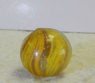 11650m Vintage German Handmade Onionskin Lutz Marble.  67 Inches