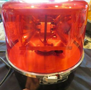 Vintage Tripp Lite Mark Xii Dj/party/rescue Red Dome Large 12 "