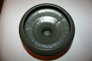 Vintage McCoy Pottery Floraline Matte Green Pedestal Bowl/Planter 430 1960 