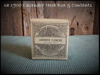 Antique Lavender Flowers Apothecary Pharmacy Doctor 