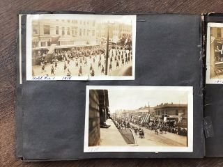 Fort Worth Texas Photo Album History Wwi Parade 1918 36th Division T Patch