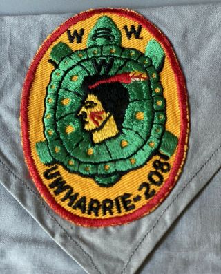Boy Scout Oa 208 Uwharrie Vintage X1 Neckerchief