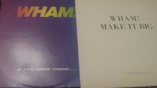 Wham Vinyl Lp Make It Big If You Were There Promo