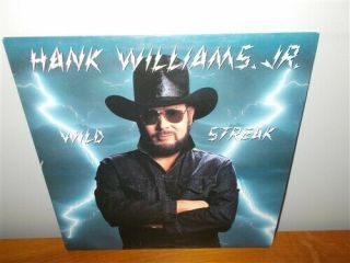 Hank Williams Jr.  Wild Streak.  Record Lp