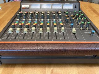 Vintage Tascam M - 30 8 Channel Audio Music Mixer Deck Analog Vu M30 Teac