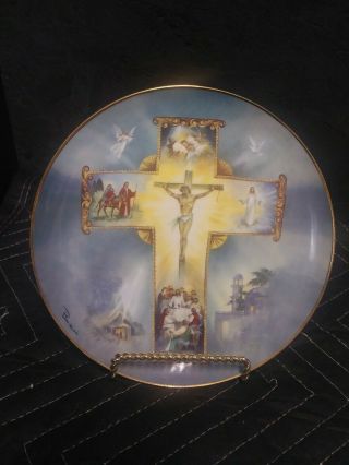 Franklin Porcelain Plate The Life Of Christ By Bar Zoni No Rb3006