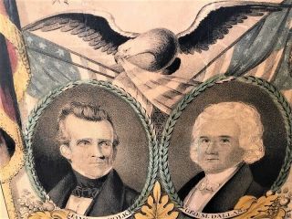 James K.  Polk Grand National Democratic Campaign Banner 1844 Hollywood Posters 3