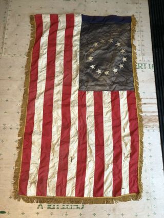 Rare Antique Vintage Betsy Ross Flag American
