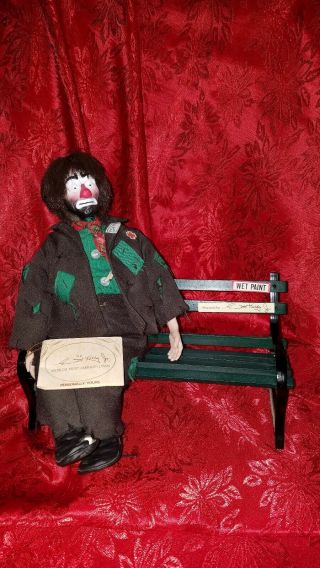 Emmett Kelly Jr.  Clown Music,  Motion,  Posable Doll 1986