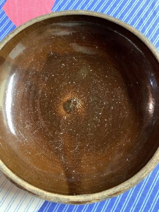 Early Primitive Redware Plate