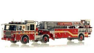 Fdny Seagrave Tda Ladder 40 1/50 Fire Replicas Fr040 - 40 Brooklyn