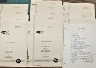 1969 - 1970 Nasa Boeing Co.  Apollo Saturn Launch Subsystems - 030 Booklets (13)
