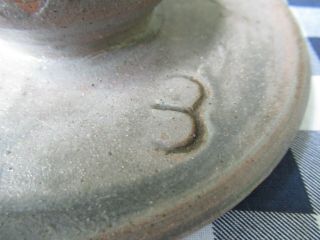 Antique Crock LID,  Stoneware,  Redware 3 Gallon Gray Salt Glaze,  5 - 7/8  Diameter 3