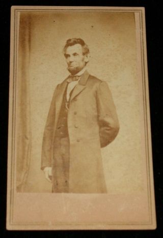 Rare Abraham Lincoln Cdv Photo By E & H T Anthony From Brady Negative