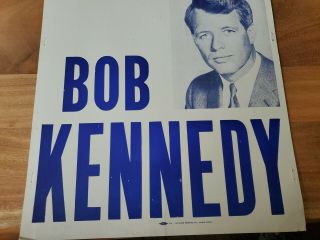 1968 ALL CHICAGO WELCOMES BOB KENNEDY POSTER - Bobby Kennedy for President 3