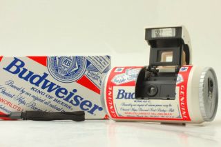 Nos Budweiser Beer Can Vintage Film Camera From Japan