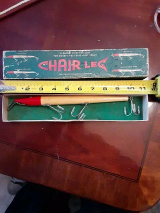 The Chair Leg Tackle Company Vintage Fishing Lure Model Diver No.  D200 W/box Nos