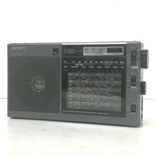 Vintage Sony Portable Radio Icf - Ex5mk2 Fm/am Analog Radio From Japan [tn]