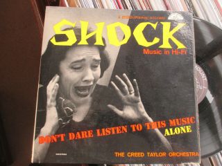 Creed Taylor Orch Lp Shock - Music In Hi - Fi Horror Jazz,  Space Age 1958 Abcs259