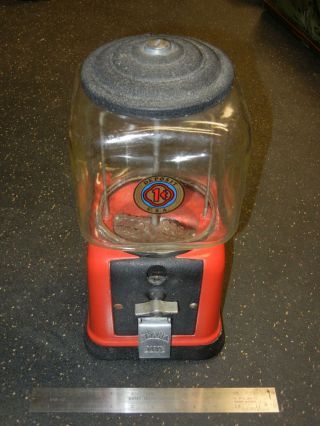 Vintage Victor Vvc 47 1 Cent Gumball Machine