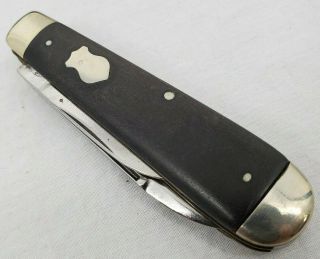 Vintage Remington Umc R162 2 - Blade Pocket Knife Acorn Plaque Usa Made