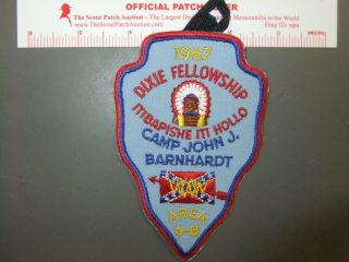 Boy Scout Oa Area 6 - B 1967 Dixie Fellowship 188 Host 0003ff