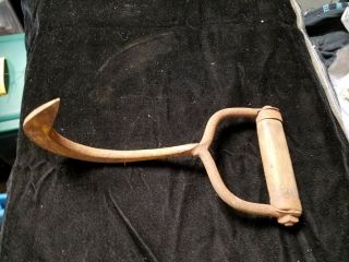 Antique Primitive Hand Forged Ice Or Hay Hook 11 " Long