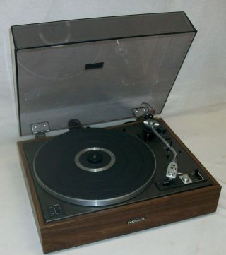 Vintage Pioneer Pl - 15d - Ii Turntable Record Player (japan) W/original Box