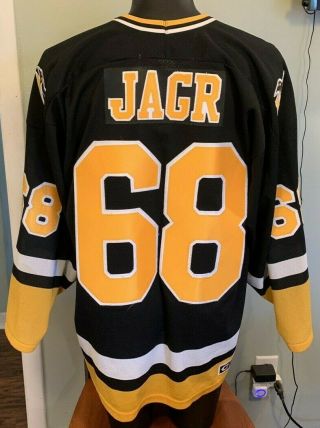 Jaromir Jagr Pittsburgh Penguins Jersey Ccm Adult Large Vintage