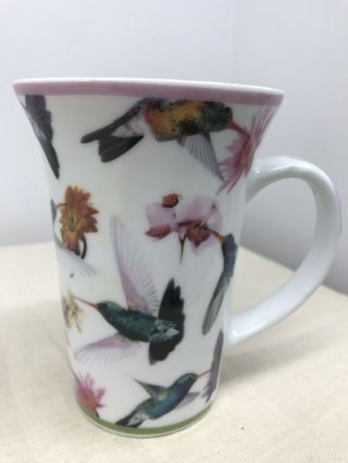 Paul Cardew Coffee Mug Hummingbirds Made In England 2008 Large Tall