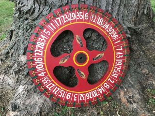 Antique Vintage Carnival Wheel Spin To Win Wheel Gaming Wheel