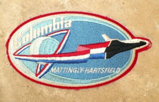 Rare 1982 Space Shuttle Columbia Sts 4 Patch Mattingly Hartsfield