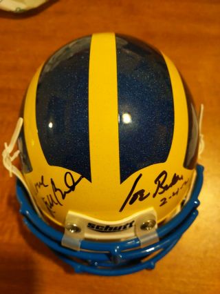 Joe & Jill Biden Signed Delaware Blue Hens Helmet President Candidate Autograph