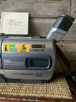 Vintage Sony Digital Video Camera Recorder Digital 8 3