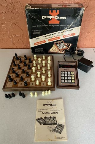 Vintage Rare Compuchess Chess Computer The Second Edition 1978