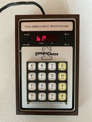 Vintage Rare CompuChess Chess Computer The Second Edition 1978 3