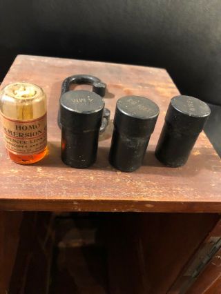 Vintage Antique Spencer Buffalo Co.  Scientific Brass Microscope w/ Wooden Box 2