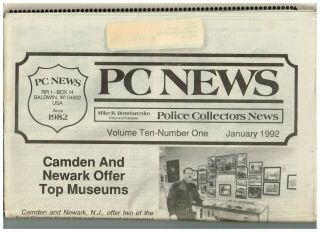 Police Collectors News - 13,  Years Of Back Issues -