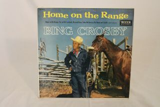 Bing Crosby - Home On The Range Lp Vinyl Record Vg