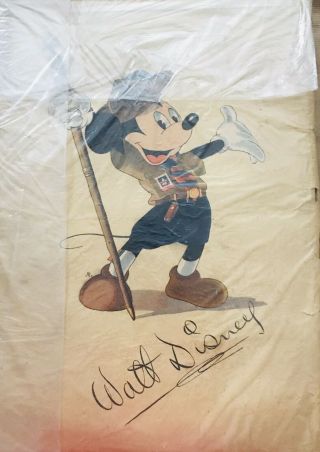 1947’s World Scout Jamboree News Paper Set Watt Disney Cover