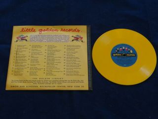Little Golden Records DISNEY ' S SNOW WHITE AND THE SEVEN DWARFS HI - HO HI - HO NM 2
