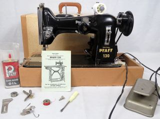 Vintage Pfaff System 130 High Speed Universal Sewing Machine Webber Motor