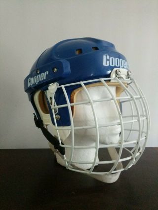 Vintage Cooper Sk 2000 Royal Blue Hockey Helmet