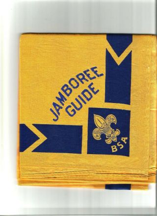 Vintage - Very - Rare - 1937 - National - Yellow - Troop - Guide - Neckerchief