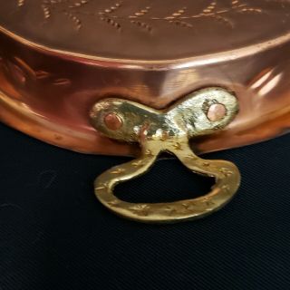 Vintage Handmade Copper Mold with Swan,  Duck,  Bird 2
